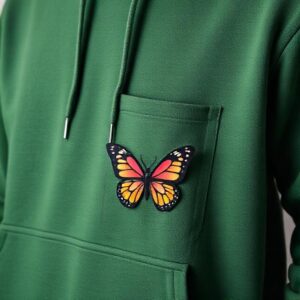 Butterfly Hoodie With Pocket