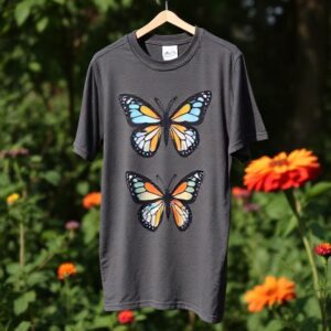 Butterfly T-Shirt With Logo